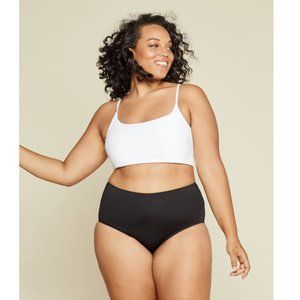 Andie Swim High Waisted Bottom, Flat black L